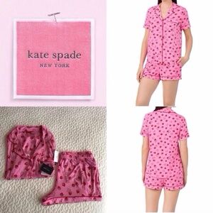NWT Kate Spade Super Cute Modal Blend Strawberry 🍓 Print PJ Set XL